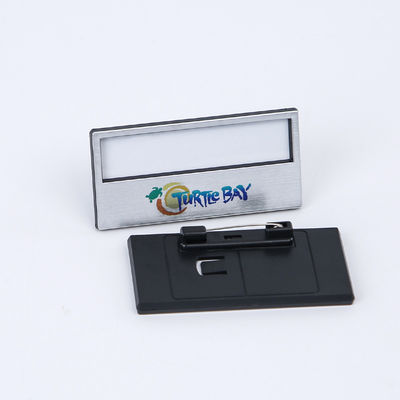 Custom Logo Name Tags Printable Personalized Name Badges With Safety Pin For Conference