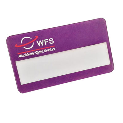 Personalized Name Tags Holder Magnetic Name Plates Staff Name Badges With Custom Logo