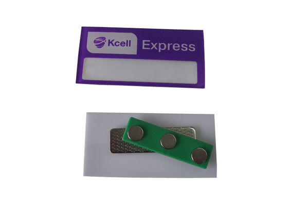 Personalized Name Tags Holder Magnetic Name Plates Staff Name Badges With Custom Logo