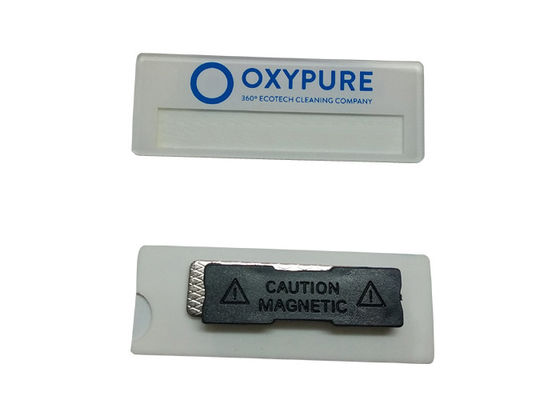 Personalized Name Tags Holder Magnetic Name Plates Staff Name Badges With Custom Logo