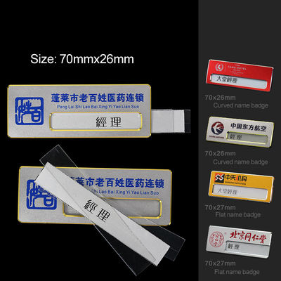 Custom Printed Branded Name Badges Order Staff Name Tags Online With Name Window