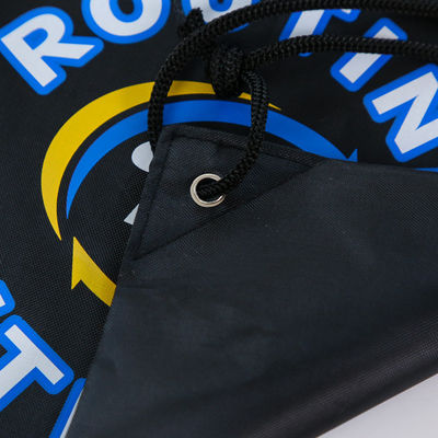 Custom Drawstring Bags With Logo print Personalized Black Drawstring Backpack Bulk