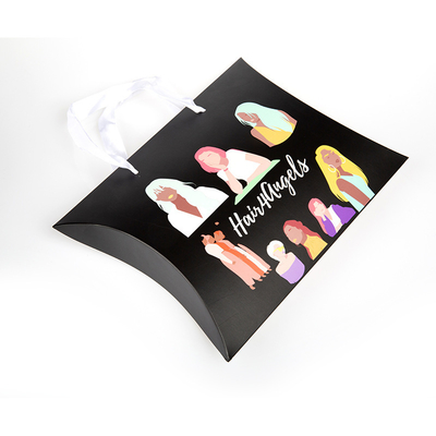 شراء Custom Printed Pillow Boxes with Handle – Luxury Packaging for Wigs, Hair Extensions & Accessories online manufacture