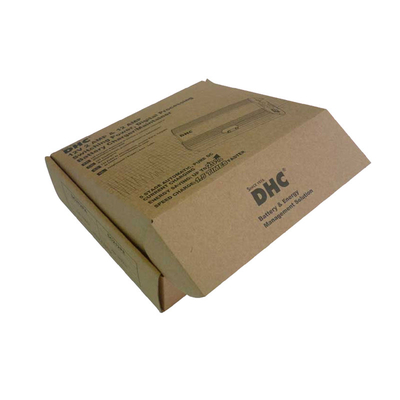 شراء العرف E-Flute Kraft الورق المموج صناديق الشحن مع طباعة الأعمال الفنية online manufacture