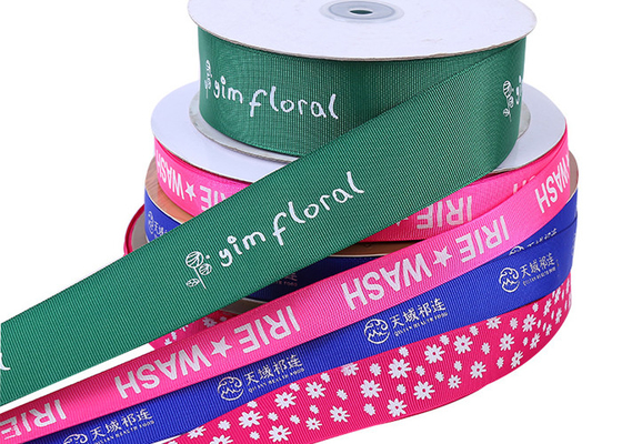 شراء جانب واحد لون Soild Ersonalised Grosgrain الشريط هدية التفاف مخصصة online manufacture