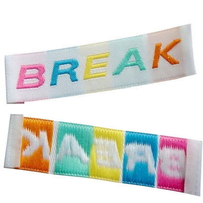 المنسوجة حافة الساتان تسميات Beanie Supreme Woven Label Top Label Labels Tags Maker