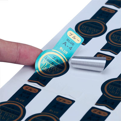 سعر جيد ملصقات فويل فضية مخصصة - ملصقات معدنية ذاتية اللصق مقاومة للماء مع طباعة فنية الانترنت