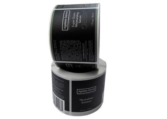 سعر جيد ملصقات ورقية ذاتية اللصق مخصصة على شكل لفافة الانترنت